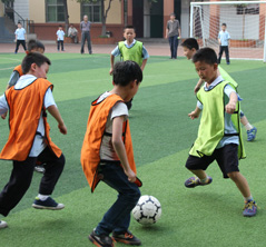 河南洛阳涧西区东升第二小学大课间